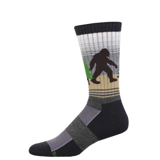 SASQUATCH OUT MEN'S MERINO WOOL CREW SOCKS