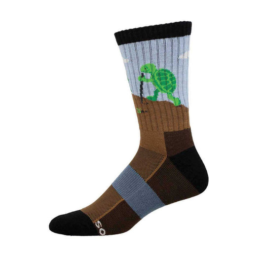 TURTLE POWER, MEN'S MERINO WOOL CREW SOCKS