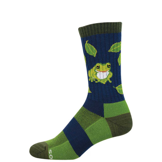 LEAPFROG MERINO WOOL MEN'S CREW SOCKS