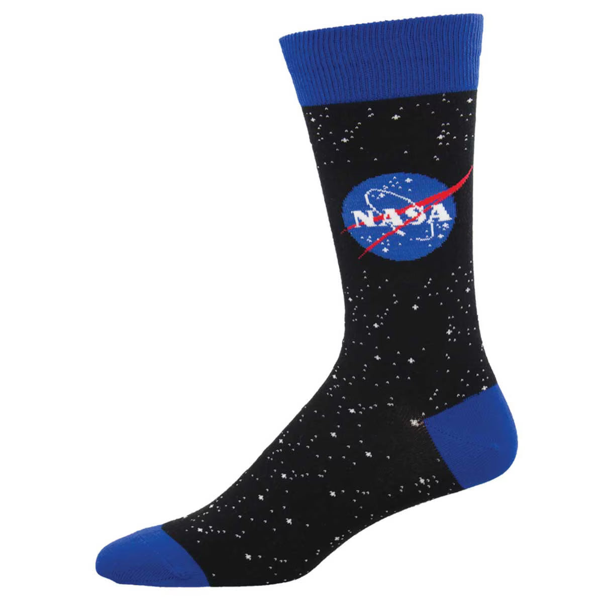 NASA LOGO MEN'S COTTON CREW SOCKS