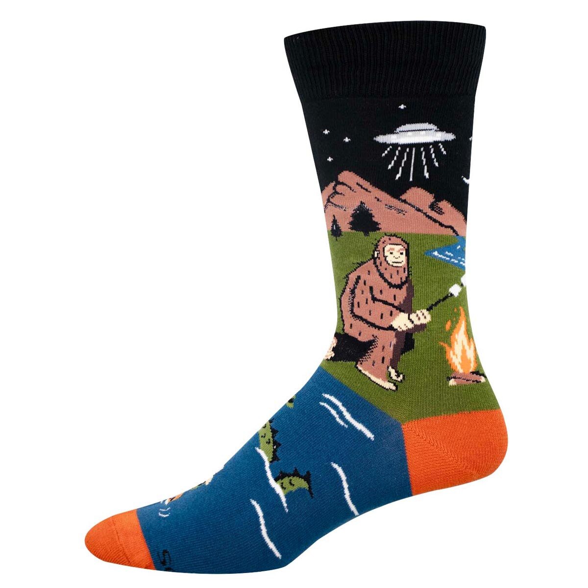 CRYPTID CAMP MEN'S COTTON CREW SOCKS