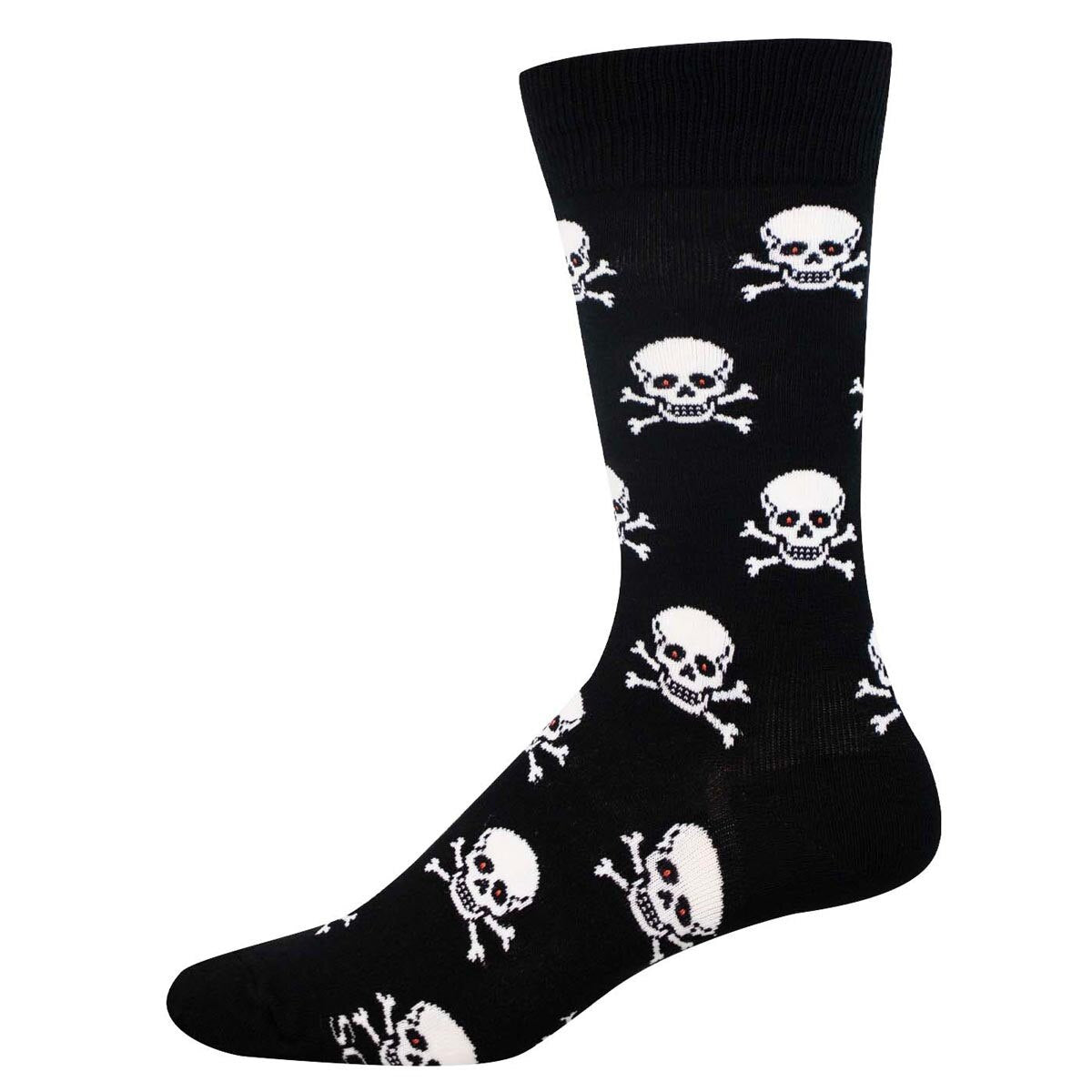 SKULL AND BONES CLUB MEN'S COTTON CREW SOCKS