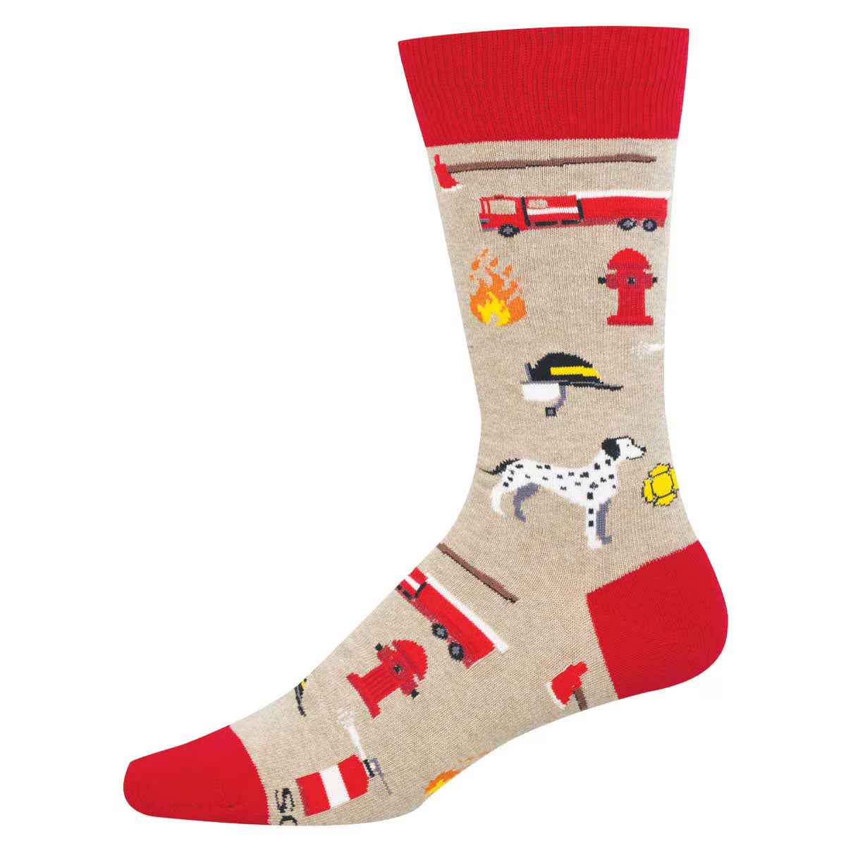 FIREFIGHTERS ESSENTIALS MEN'S COTTON CREW SOCKS