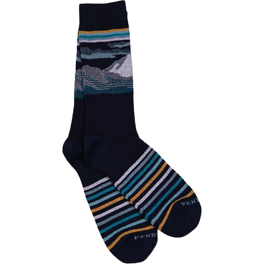 PACIFIC WONDERLAND WOOL BLEND CREW UNISEX SOCKS