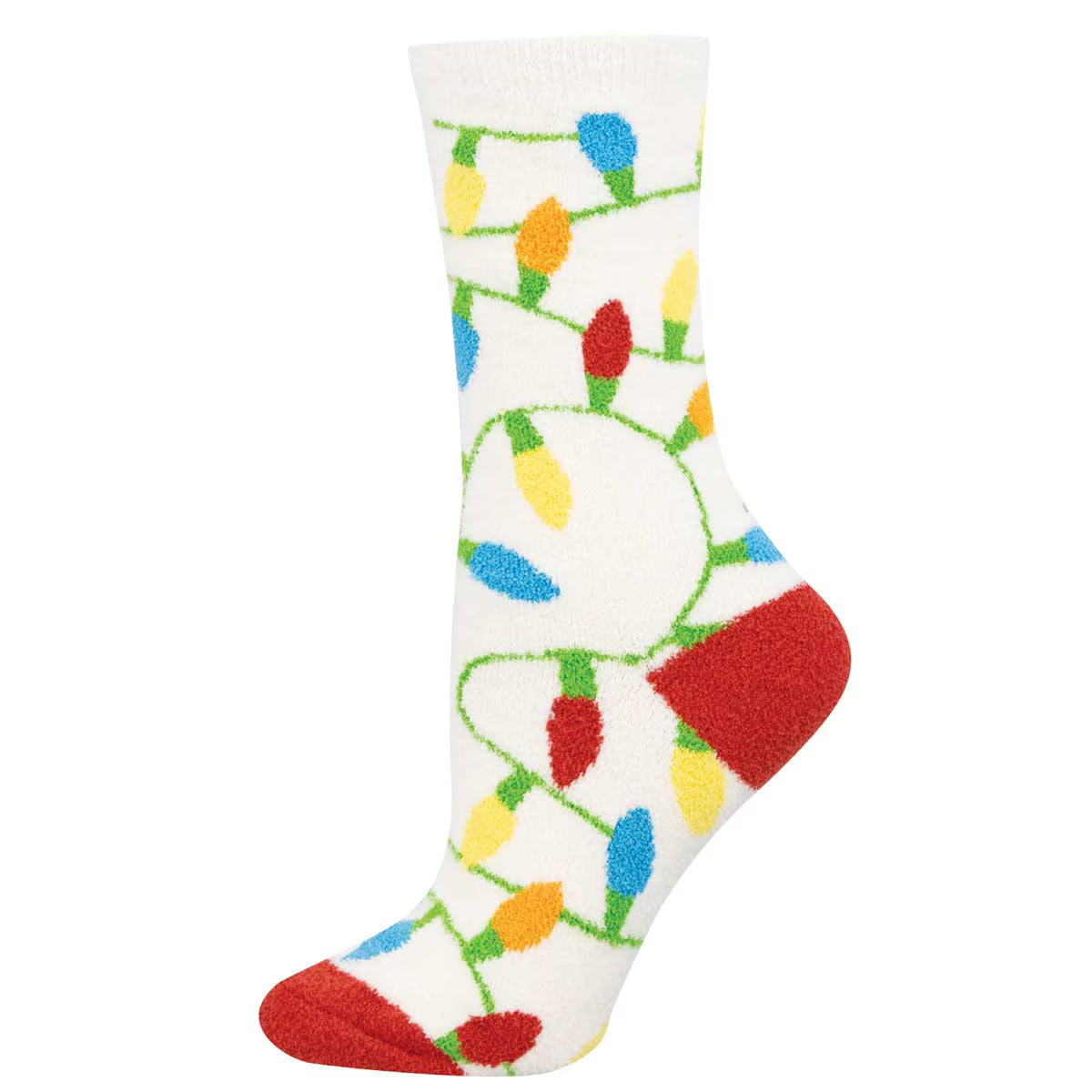 LIGHTS OUT WOMEN'S FUZZY CREW SOCKS