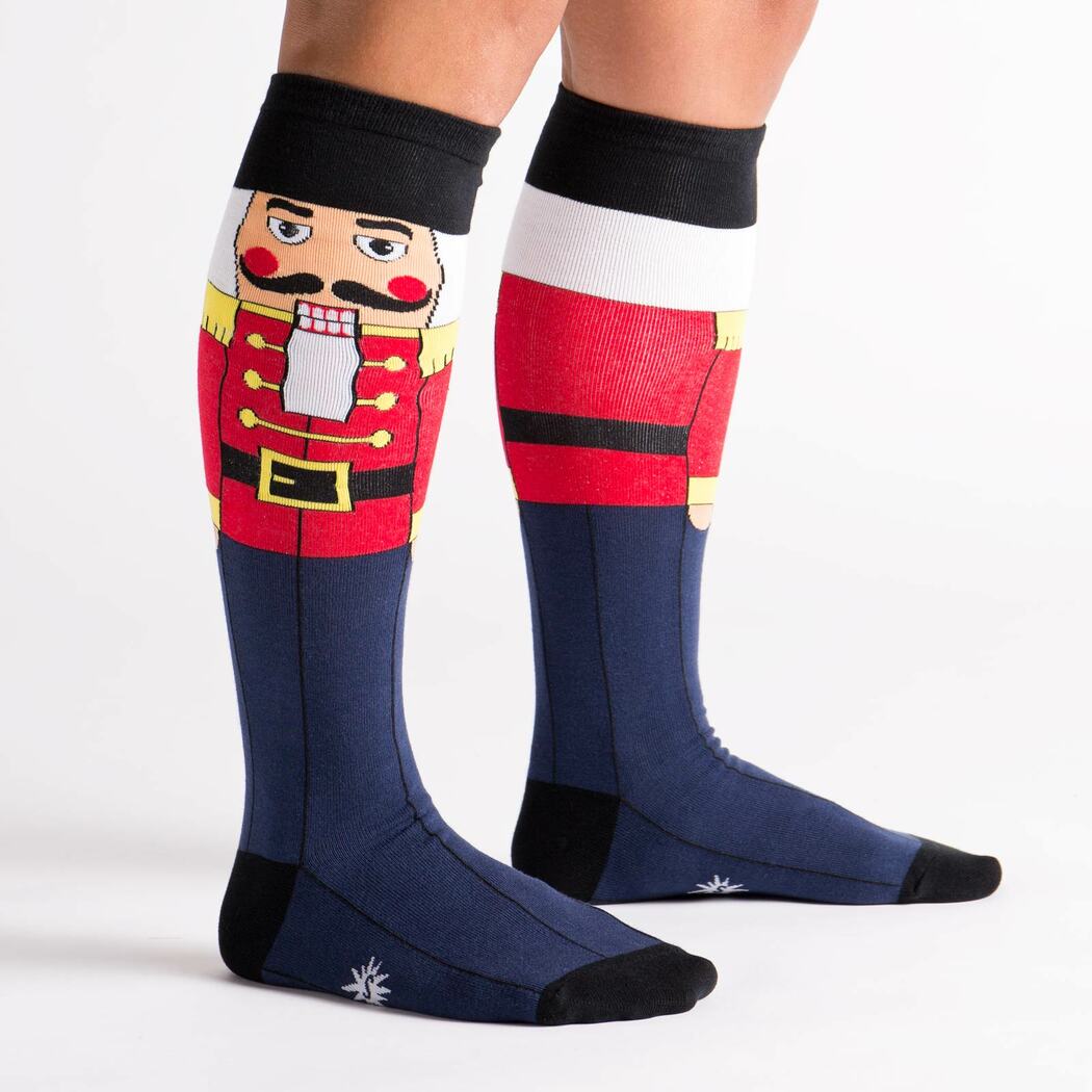 Knee High Holiday Sock: Nutcracker