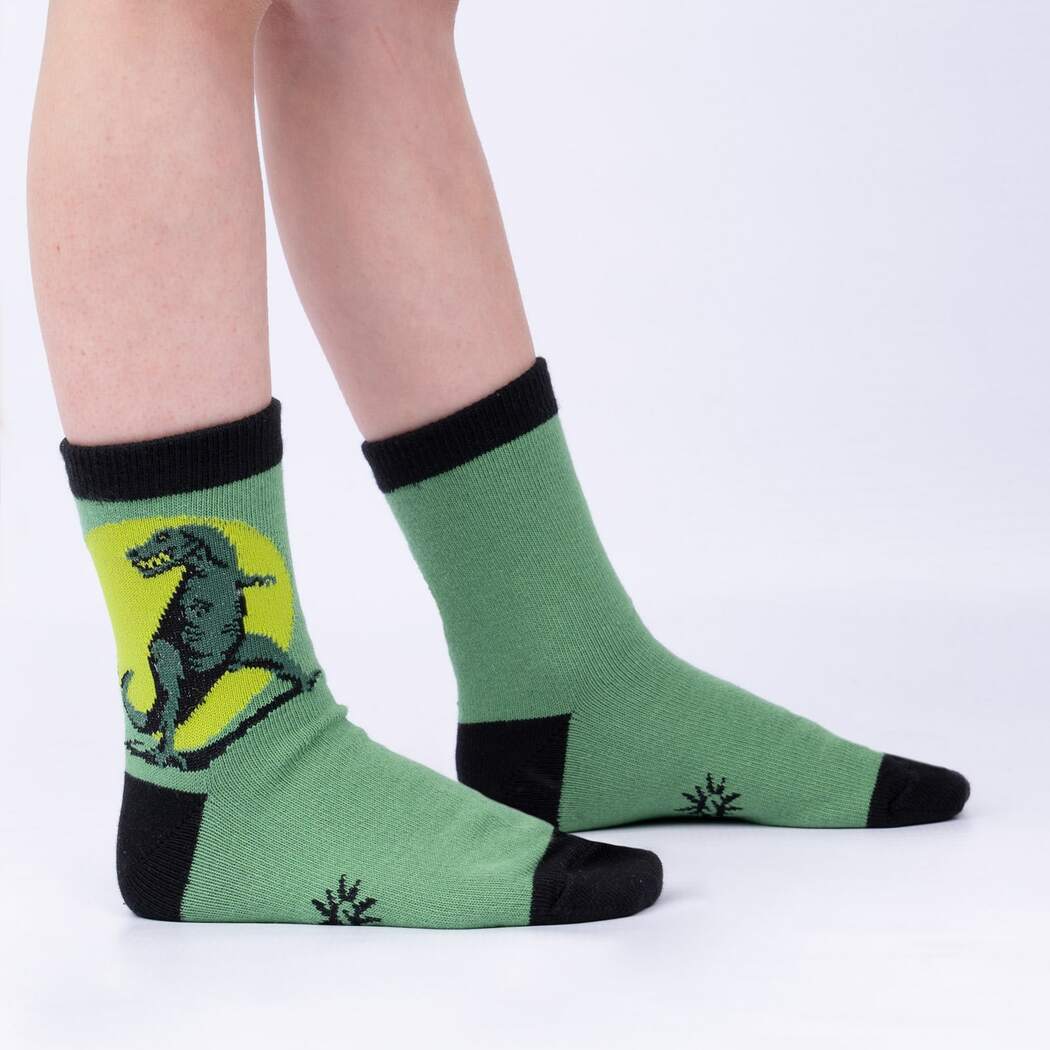 Junior Crew Sock Pack: Dinosaur Days