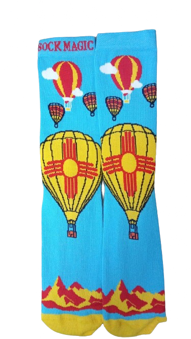 ZIA BALLOON  UNISEX CREW SOCKS