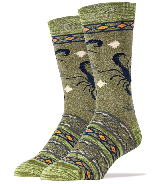SCORPION BITE MEN'S CREW SOCKS