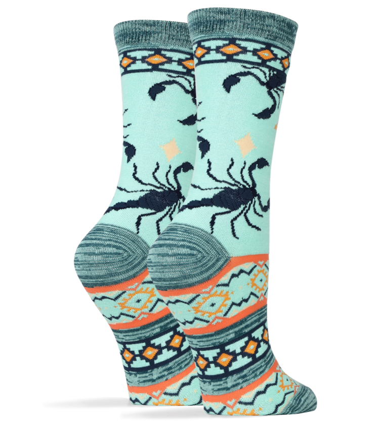 SCORPION BITE WOMEN'S CREW SOCKS