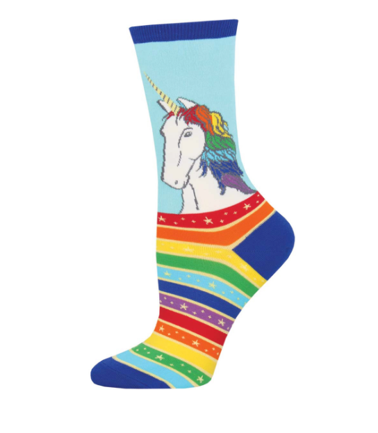 RAINBOW HAIR DON'T CARE WOMEN'S CREW