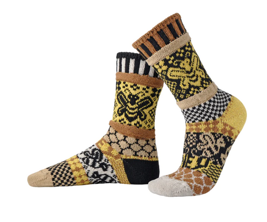 Honey Bee Crew Socks