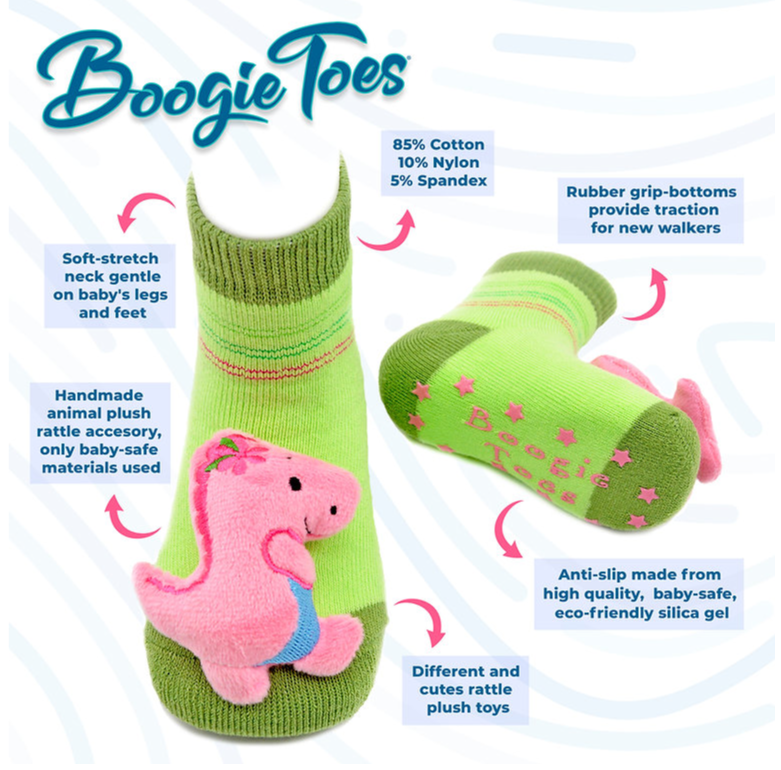 Black Bear Boogie Toes Rattle Socks