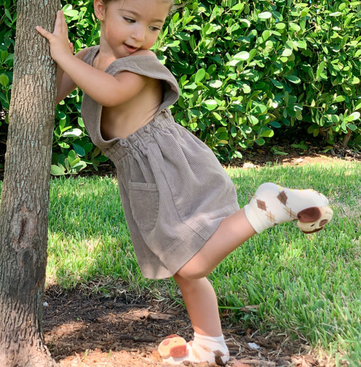 Brown Dog Boogie Toes Rattle Socks