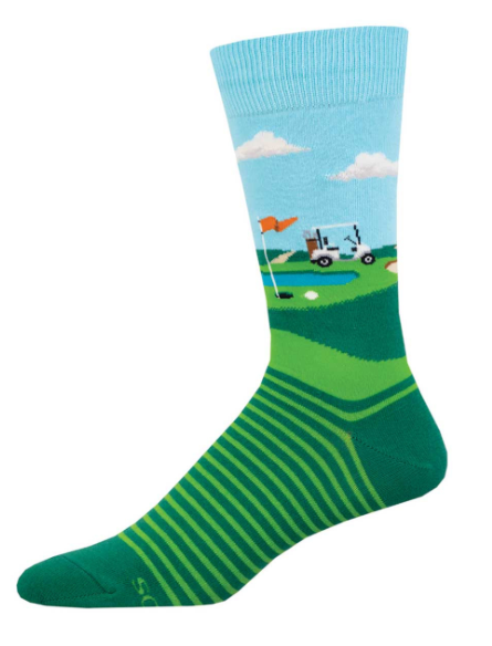 FORE PUTT MEN'S CREW SOCKS