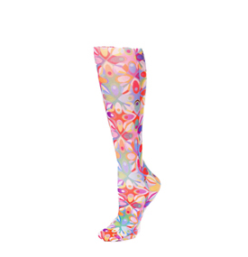 Abstract Colors Womens 8-15 mmHg Compression Sock