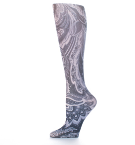 Black Calypso Womens 8-15 mmHg Compression Sock