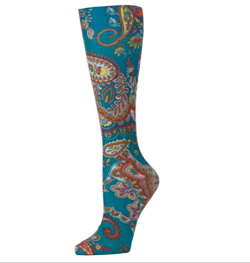 Paisley Dance Womens 8-15 mmHg Compression Sock