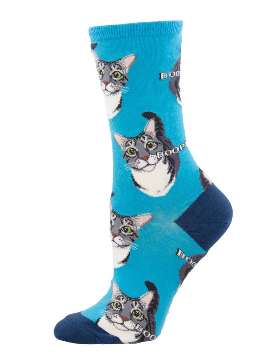 BOOP WOMEN'S COTTON CREW SOCKS