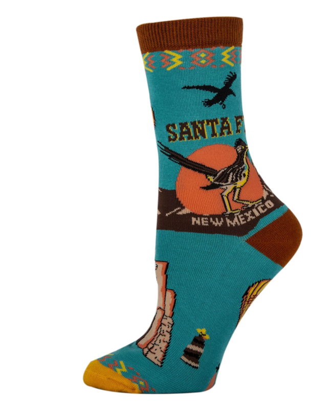 SANTA FE WOMEN'S CREW SOCKS
