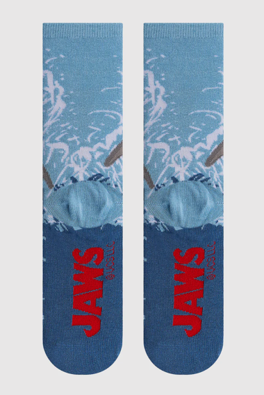 JAWS GREAT WHITE BIG KIDS CREW SOCKS