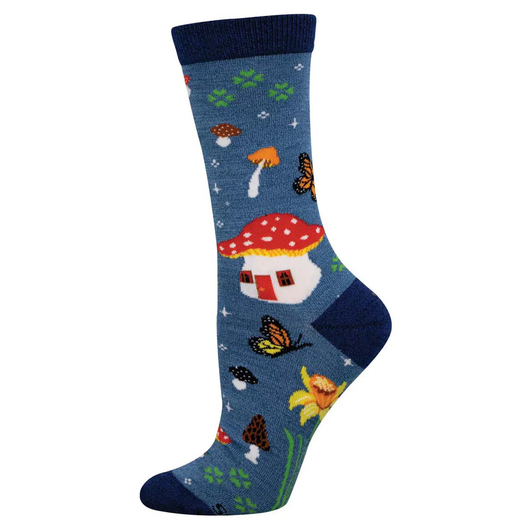 MAGICAL FOREST WOMEN'S BAMBOO CREW SOCKS