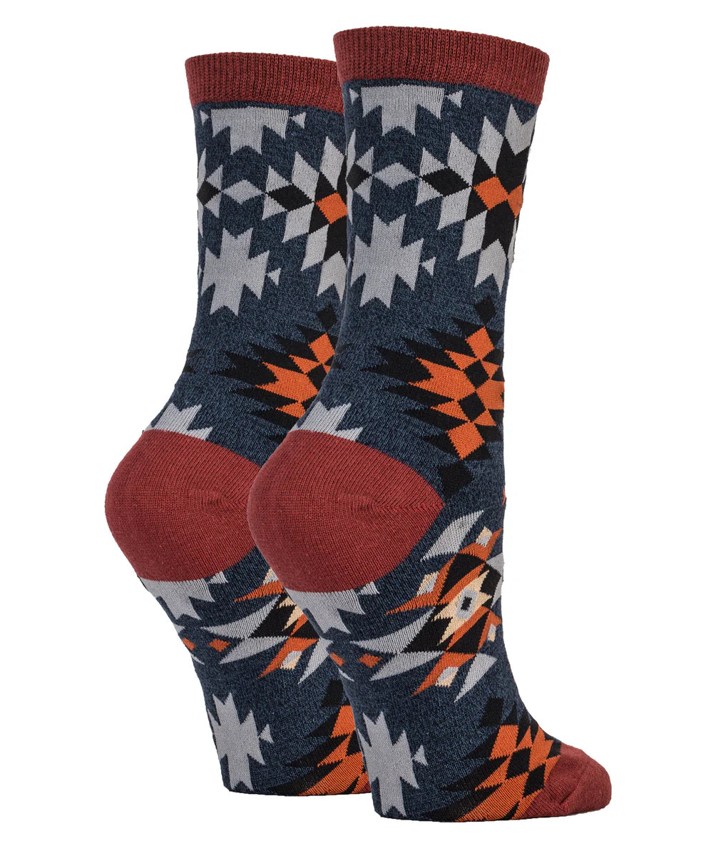 SPICY HIBISCUS WOMEN'S CREW SOCKS