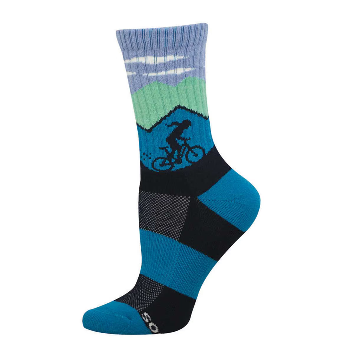 RIDE ON, RIDE ON, RIDE ON MERINO WOOL WOMEN'S CREW SOCKS