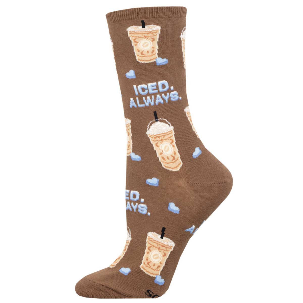 ICED ALWAYS WOMEN'S CREW SOCKS