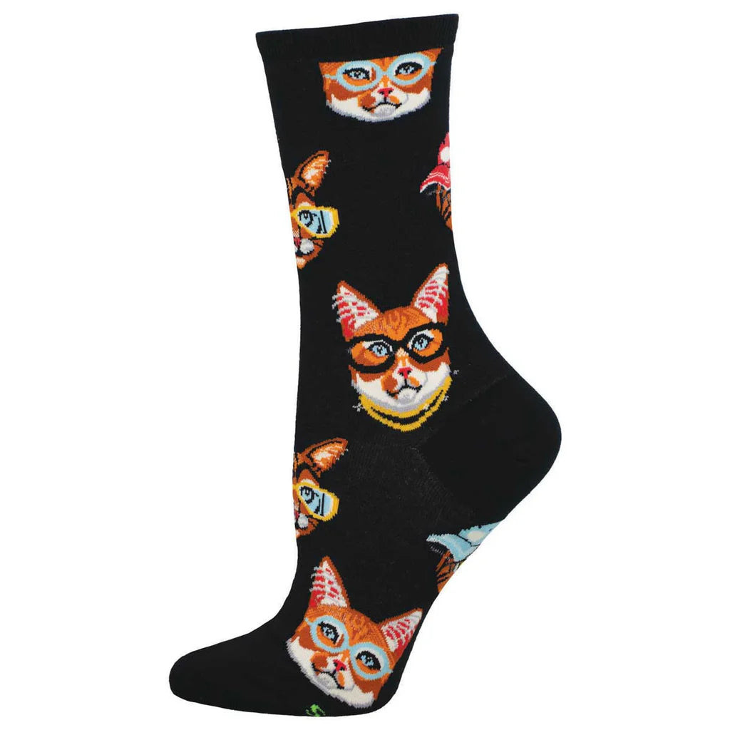 ONE COOL CAT WOMEN'S CREW SOCKS