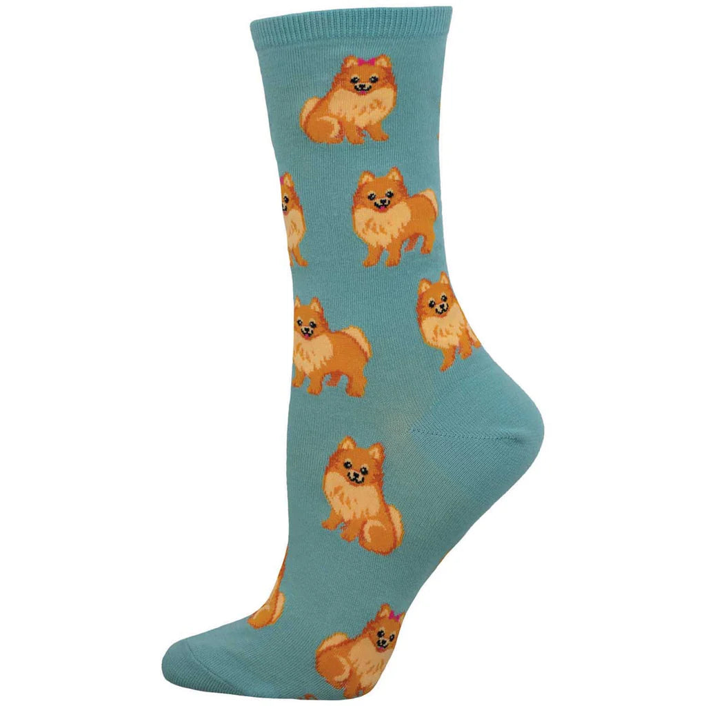 PERFECT POMERANIAN WOMEN'S CREW SOCKS