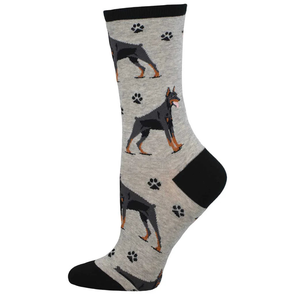 DOBERMAN WOMEN'S CREW SOCKS