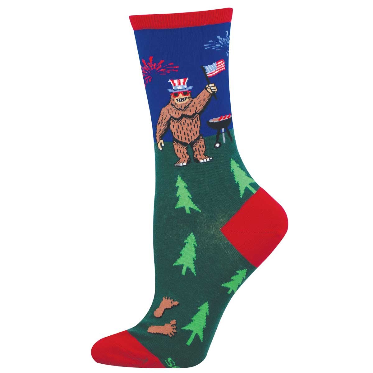 MYTHICALLY GOOD BBQ WOMEN'S COTTON CREW SOCKS