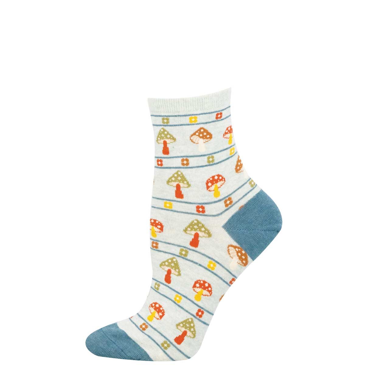 FUNGI FASHIONISTA WOMEN'S COTTON MINI CREW SOCKS