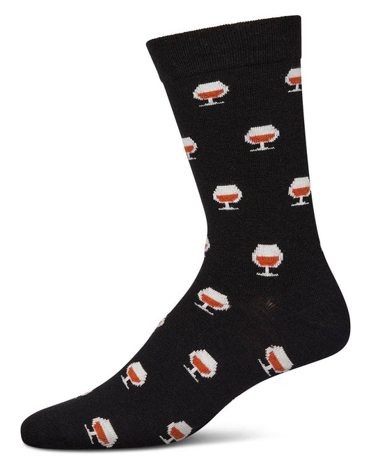 MEN'S WHISKEY CASHMERE BLEND CREW SOCKS