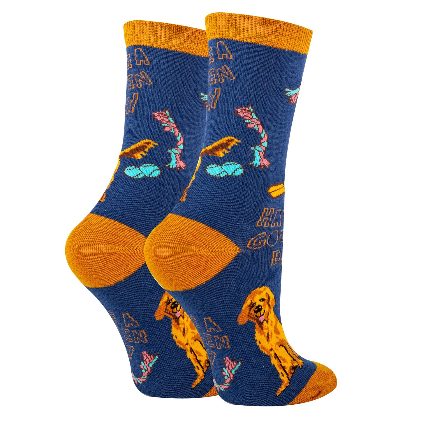 GOLDEN WOMEN'S CREW SOCKS