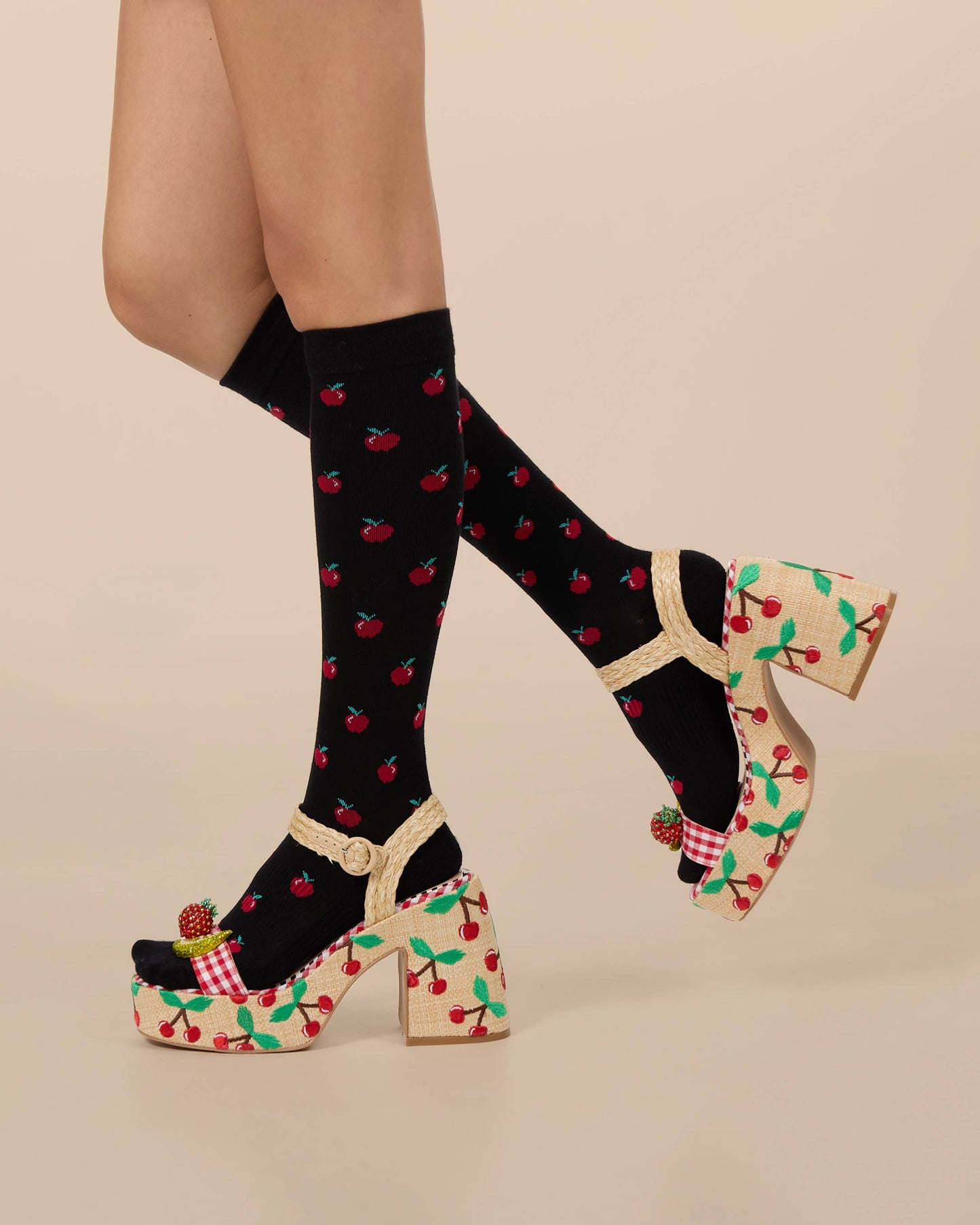 Apples Bamboo Compression Socks