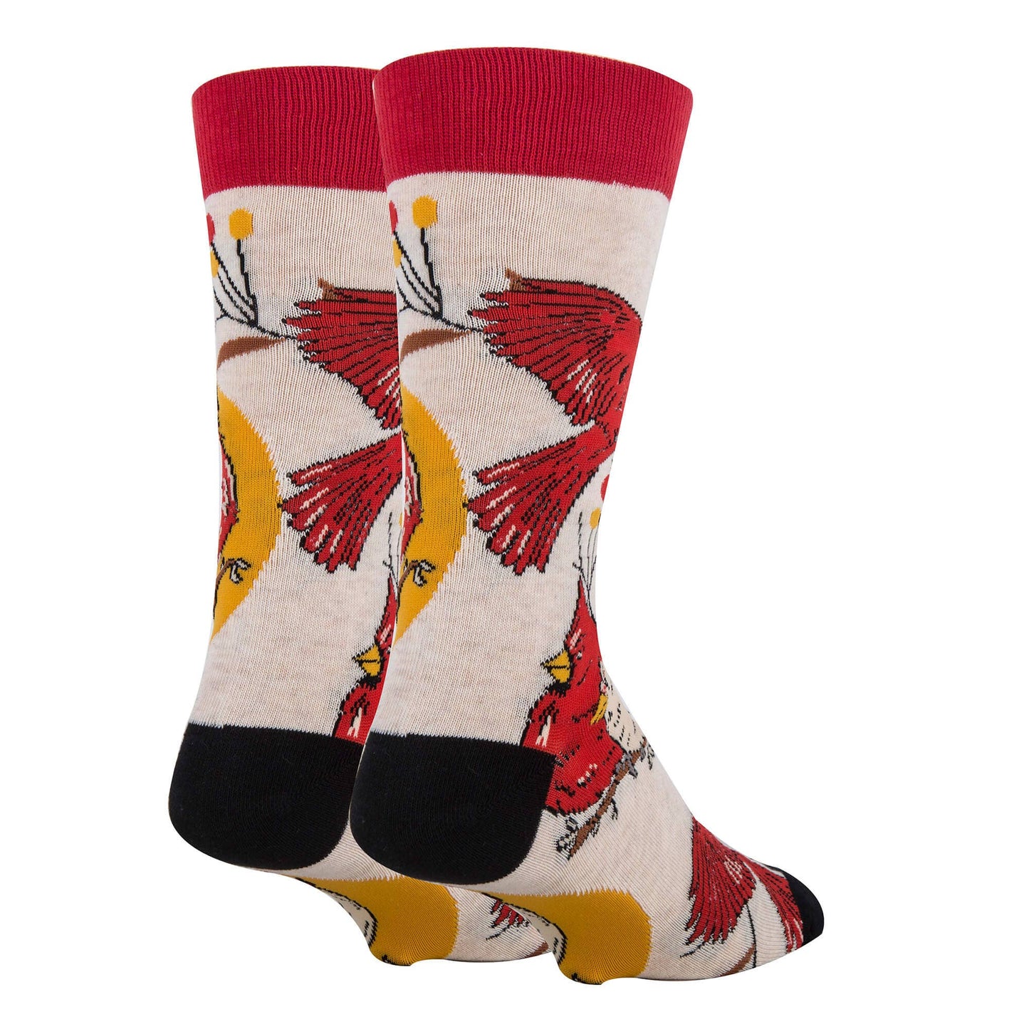 Always Cardinal Men's Cotton Crew Socks
