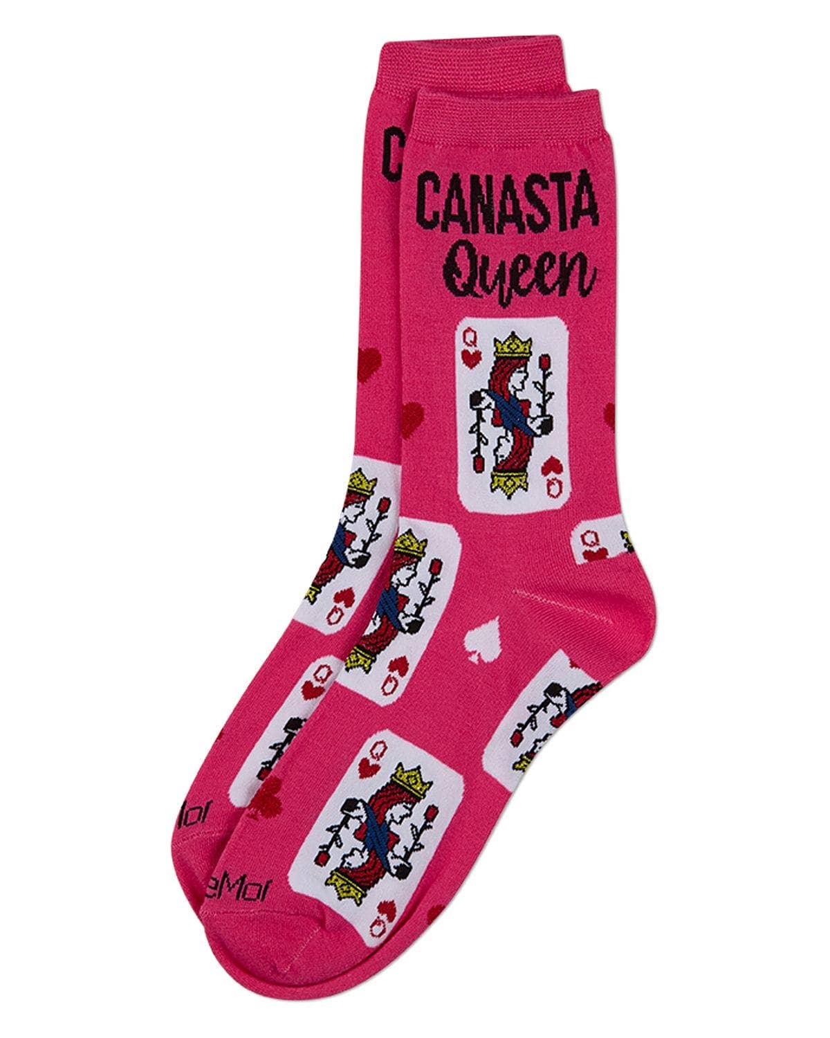 Canasta Queen Ladies Bamboo Crew Socks