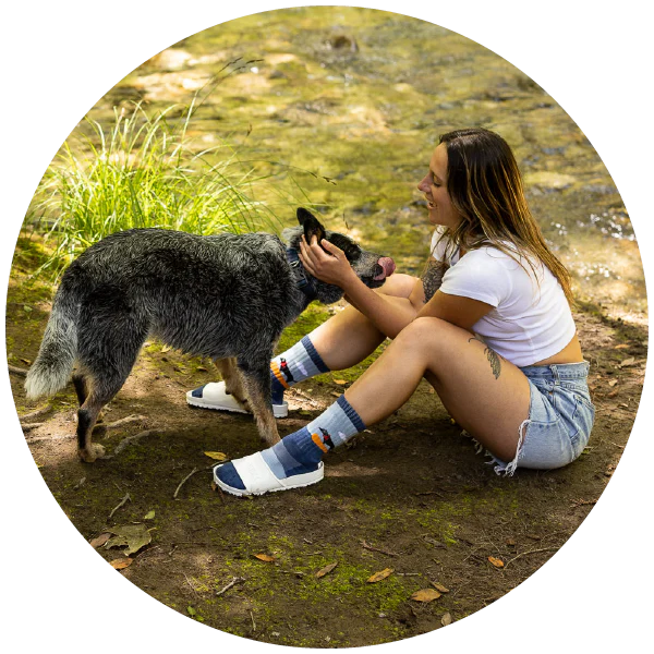 BOAT DOG WOMEN'S MERINO WOOL CREW SOCKS