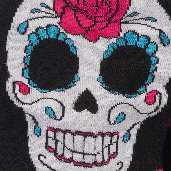 Women’s Crew Sock: Sugar Skull