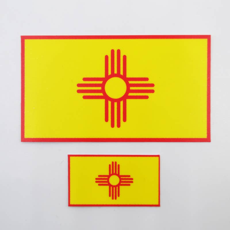 Zia Yellow Flag – Sticker