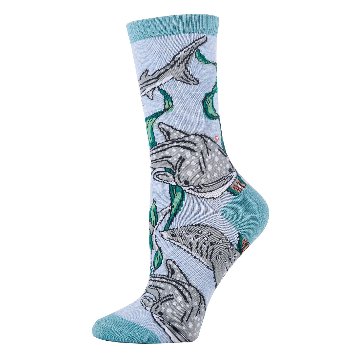 WHALE SHARK WOMEN'S CREW SOCKS