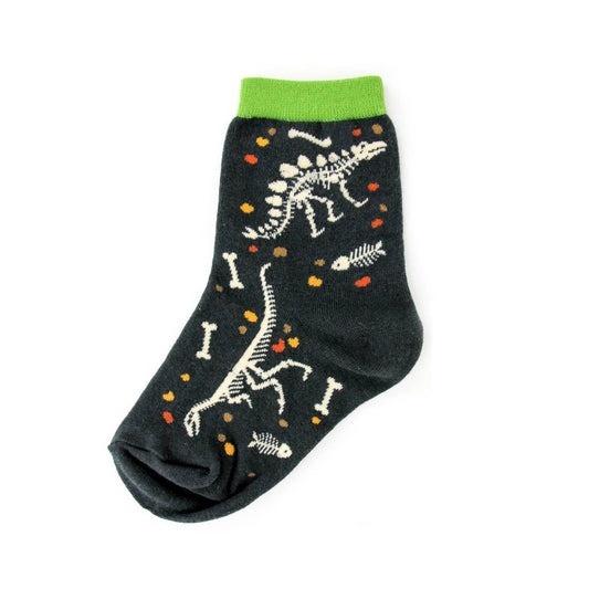 Children's Fossil Cotton Crew Socks