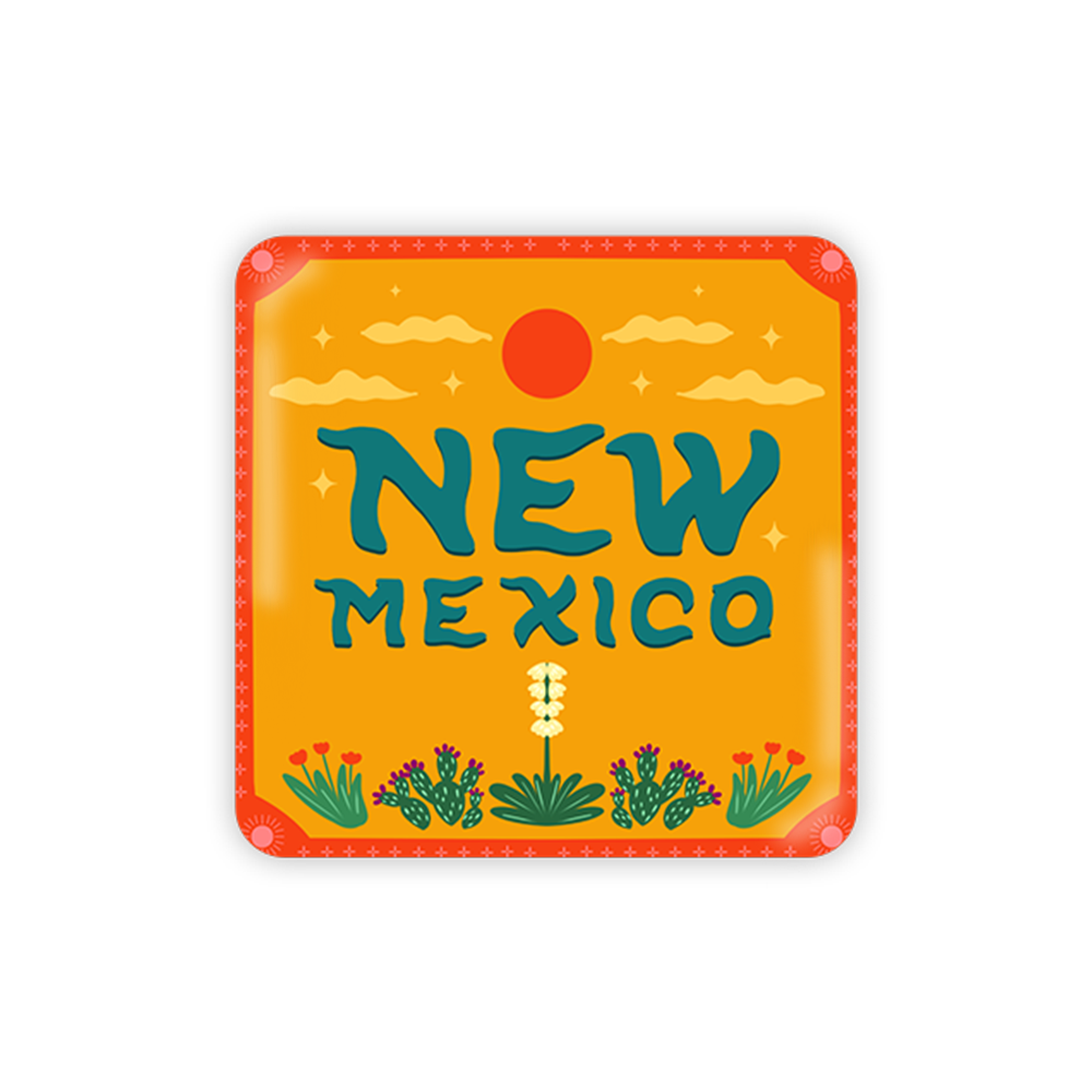 New Mexico No. 2 Metal Magnet