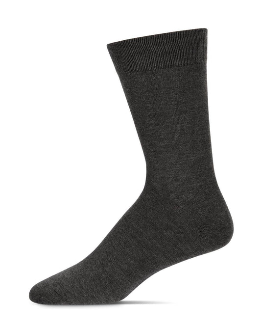 MEN'S SOLID CASHMERE BLEND EVERYDAY CREW SOCKS