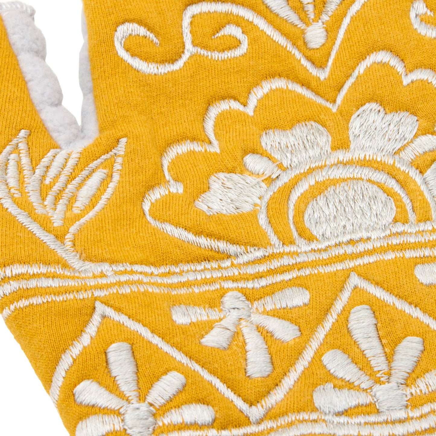 Lawsone Marigold Fingerless Fleece Gloves | Knit Gloves