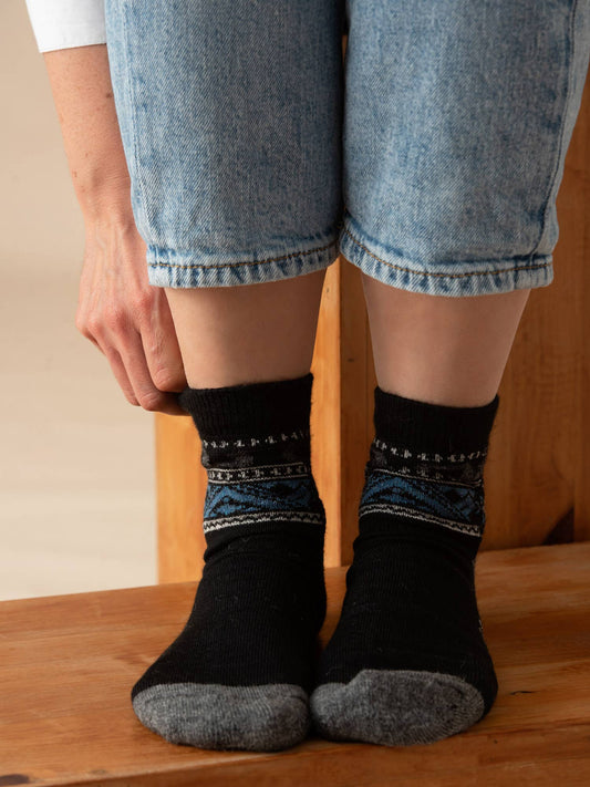 Alpaca Socks | Full Cushion | Ankle Socks | Southwest