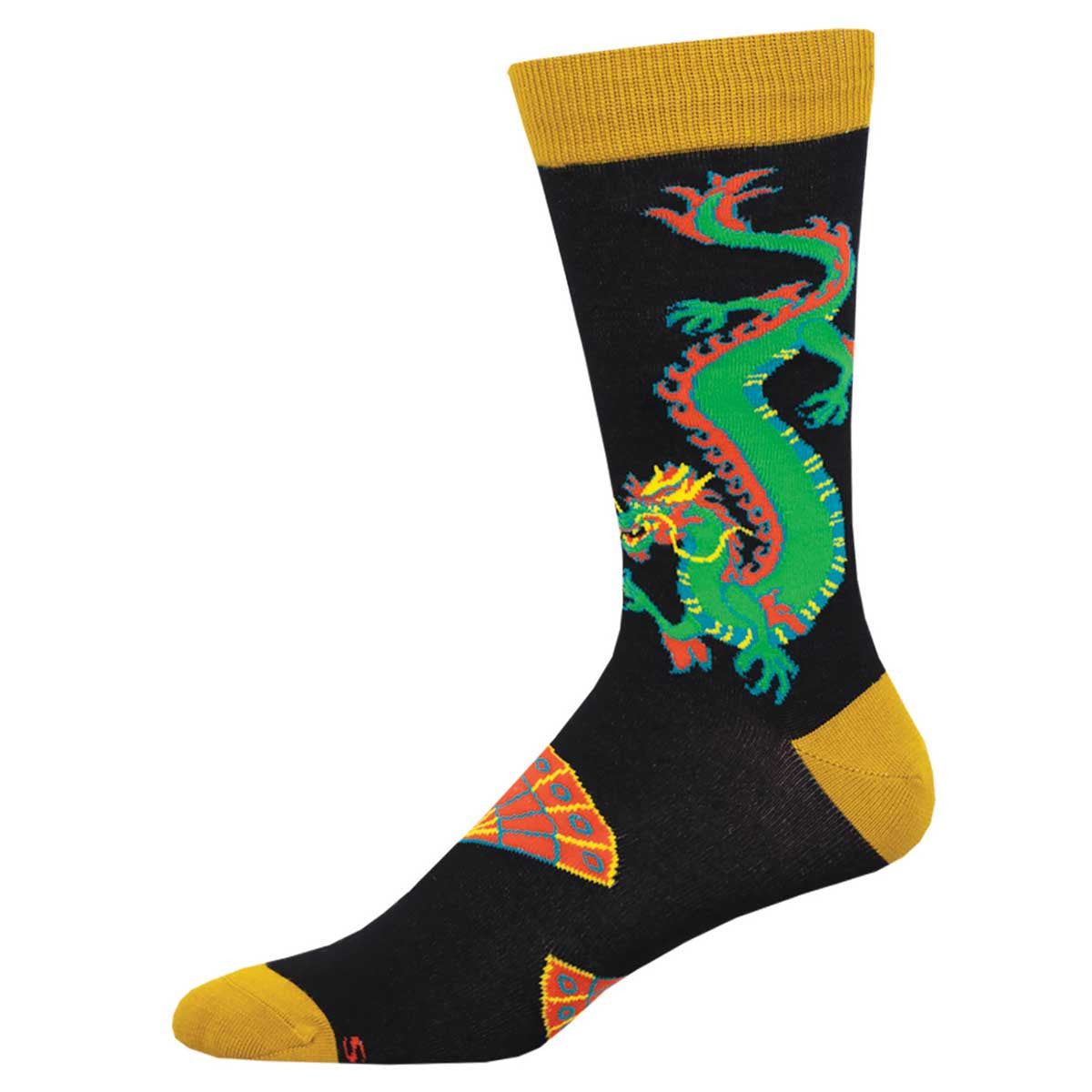FAN THE FLAMES MEN'S BAMBOO CREW SOCKS