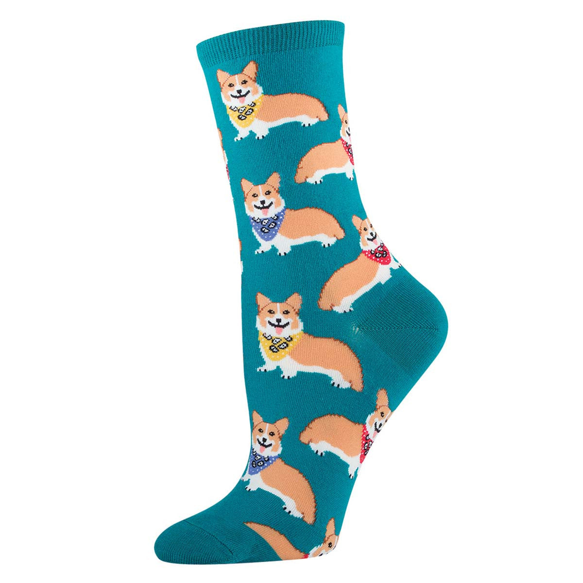 CORGI WOMEN'S COTTON CREW SOCKS